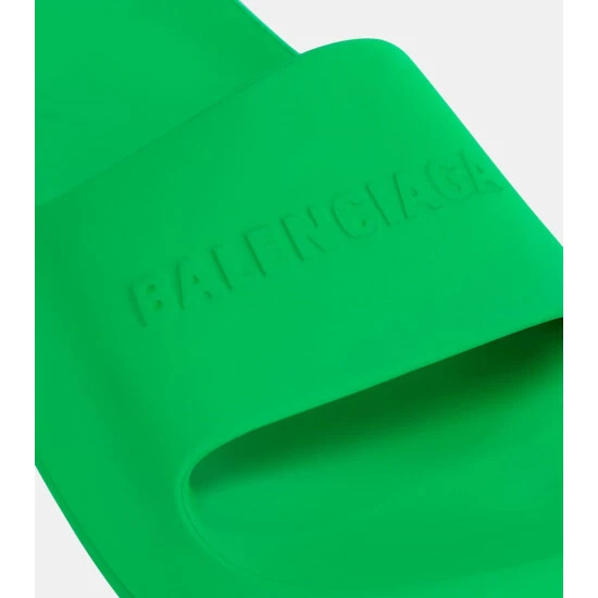 Balenciaga Logo Rubber Slides 5 Balenciaga Logo Rubber Slides - Image 5