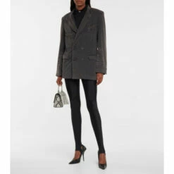 Balenciaga Worn-Out Cotton Jersey Blazer