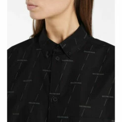 Balenciaga Logo Cotton Poplin Dress -Balenciaga Sportswear unnamed file 2790