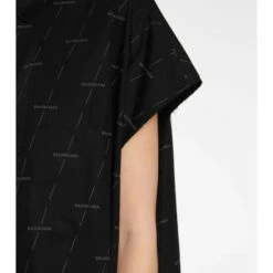 Balenciaga Logo Cotton Poplin Dress -Balenciaga Sportswear unnamed file 2791