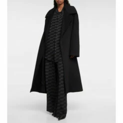 Balenciaga Cashmere And Wool Coat