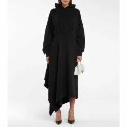 Balenciaga Asymmetric Cotton Hoodie Dress 9 Balenciaga Asymmetric Cotton Hoodie Dress -Balenciaga Sportswear unnamed file 2812