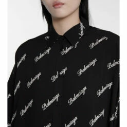 Balenciaga Logo Silk Shirt 6 Balenciaga Logo Silk Shirt -Balenciaga Sportswear unnamed file 2829