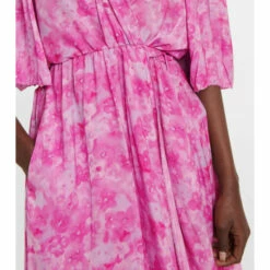 Balenciaga Asymmetric Floral Midi Dress -Balenciaga Sportswear unnamed file 2834