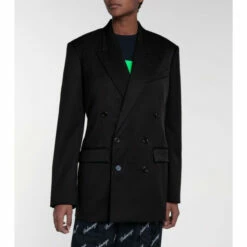 Balenciaga Double-breasted Stretch-wool Blazer -Balenciaga Sportswear unnamed file 2851