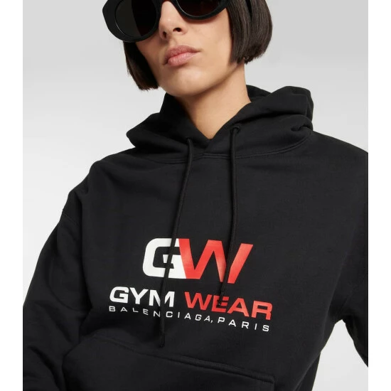 Balenciaga Cotton-fleece Hoodie 3 Balenciaga Cotton-fleece Hoodie - Image 3