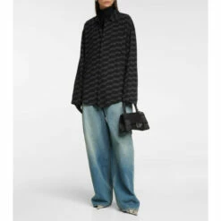 Balenciaga Hourglass Small Denim Crossbody Bag -Balenciaga Sportswear unnamed file 288