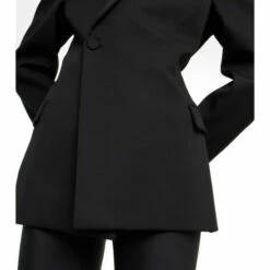 Balenciaga Waisted Stretch-wool Blazer -Balenciaga Sportswear unnamed file 2880