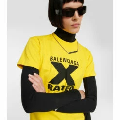 Balenciaga Printed Cotton T-shirt -Balenciaga Sportswear unnamed file 2883