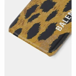 Balenciaga Leopard-print Leather IPhone X Case
