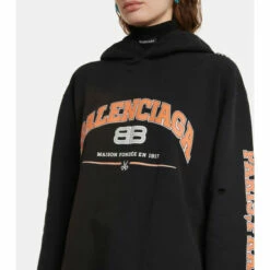 Balenciaga Logo Cotton Jersey Hoodie -Balenciaga Sportswear unnamed file 2898