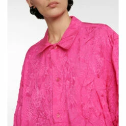 Balenciaga Oversized Floral Jacquard Shirt -Balenciaga Sportswear unnamed file 2937