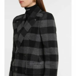 Balenciaga Hourglass Checked Wool Coat -Balenciaga Sportswear unnamed file 2948