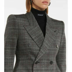 Balenciaga Hourglass Checked Blazer -Balenciaga Sportswear unnamed file 2964