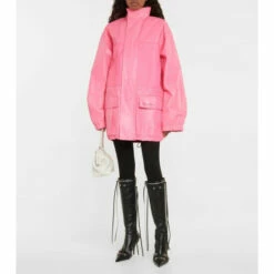 Balenciaga Cagole Leather Knee-high Boots