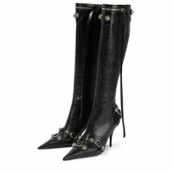 Balenciaga Cagole Leather Knee-high Boots -Balenciaga Sportswear unnamed file 3001
