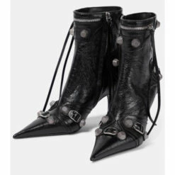 Balenciaga Cagole Leather Ankle Boots 8 Balenciaga Cagole Leather Ankle Boots -Balenciaga Sportswear unnamed file 3006