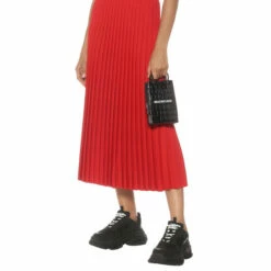 Balenciaga Shopping Phone Pouch Leather Tote