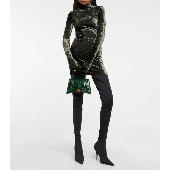 Balenciaga Hourglass Small Leather Tote 4 Balenciaga Hourglass Small Leather Tote - Image 4