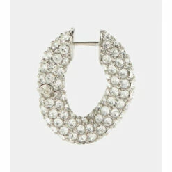 Balenciaga Loop Crystal-embellished Earrings