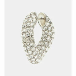Balenciaga Loop Crystal-embellished Earrings 5 Balenciaga Loop Crystal-embellished Earrings -Balenciaga Sportswear unnamed file 3044