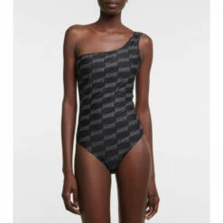 Balenciaga BB One-shoulder Swimsuit