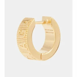 Balenciaga Force Sterling Silver Hoop Earrings -Balenciaga Sportswear unnamed file 3108