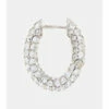 Balenciaga Loop XS Crystal-embellished Earrings