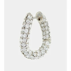 Balenciaga Loop XS Crystal-embellished Earrings -Balenciaga Sportswear unnamed file 3123