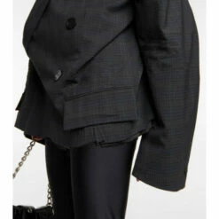 Balenciaga Checked Double-breasted Wool Blazer 8 Balenciaga Checked Double-breasted Wool Blazer -Balenciaga Sportswear unnamed file 3127