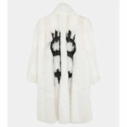 Balenciaga BB Faux Fur Coat