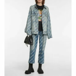 Balenciaga Logo Cotton Jersey T-shirt