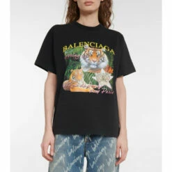 Balenciaga Logo Cotton Jersey T-shirt -Balenciaga Sportswear unnamed file 3197