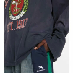 Balenciaga Logo Cotton Hoodie -Balenciaga Sportswear unnamed file 3201
