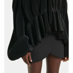 Balenciaga Tie-neck Satin Blouse -Balenciaga Sportswear unnamed file 3215