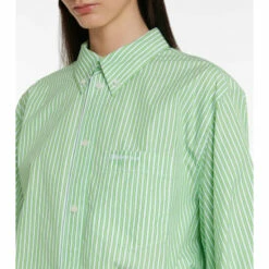Balenciaga Twisted Swing BB Corp Cotton-blend Shirt -Balenciaga Sportswear unnamed file 3268