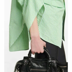 Balenciaga Twisted Swing BB Corp Cotton-blend Shirt -Balenciaga Sportswear unnamed file 3269