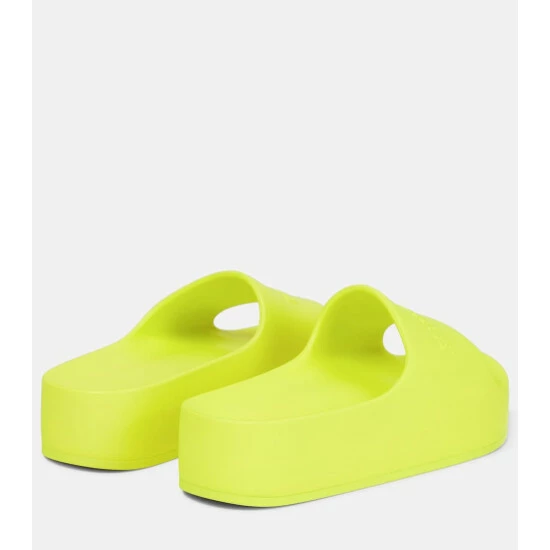 Balenciaga Logo Rubber Platform Slides 2 Balenciaga Logo Rubber Platform Slides - Image 2
