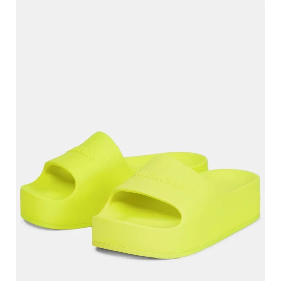 Balenciaga Logo Rubber Platform Slides 4 Balenciaga Logo Rubber Platform Slides - Image 4