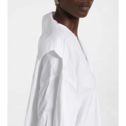 Balenciaga Asymmetric Cotton Shirt Dress -Balenciaga Sportswear unnamed file 3344