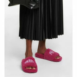 Balenciaga Cities Paris Faux Shearling Slides -Balenciaga Sportswear unnamed file 3348