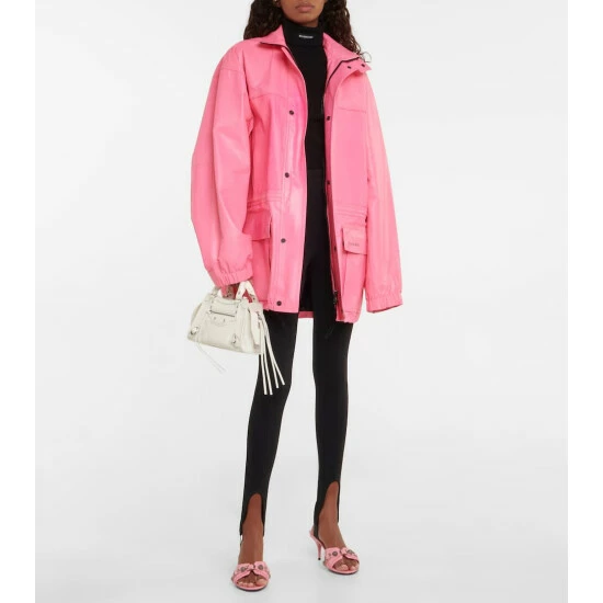 Balenciaga Cagole Leather Mules 1 Balenciaga Cagole Leather Mules