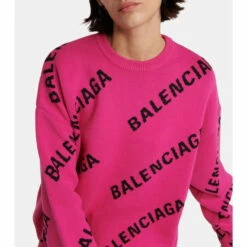 Balenciaga Logo Wool-blend Sweater -Balenciaga Sportswear unnamed file 3381