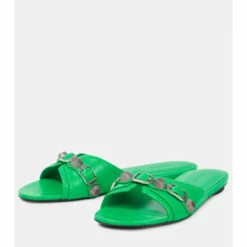 Balenciaga Cagole Leather Slides 8 Balenciaga Cagole Leather Slides -Balenciaga Sportswear unnamed file 3391