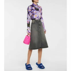 Balenciaga Furry 80 Faux Shearling Sandals