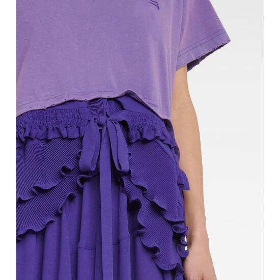 Balenciaga Hybrid Georgette Midi Dress 5 Balenciaga Hybrid Georgette Midi Dress - Image 5