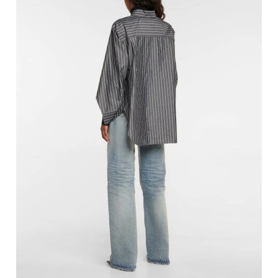 Balenciaga Twisted Swing BB Corp Cotton-blend Shirt 2 Balenciaga Twisted Swing BB Corp Cotton-blend Shirt - Image 2