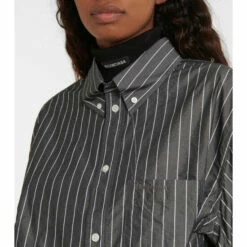 Balenciaga Twisted Swing BB Corp Cotton-blend Shirt 6 Balenciaga Twisted Swing BB Corp Cotton-blend Shirt -Balenciaga Sportswear unnamed file 3465