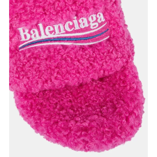 Balenciaga Furry 80 Faux Shearling Sandals 5 Balenciaga Furry 80 Faux Shearling Sandals - Image 5
