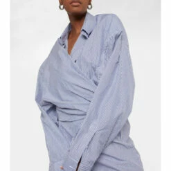 Balenciaga Striped Cotton And Silk Shirt Dress -Balenciaga Sportswear unnamed file 3568